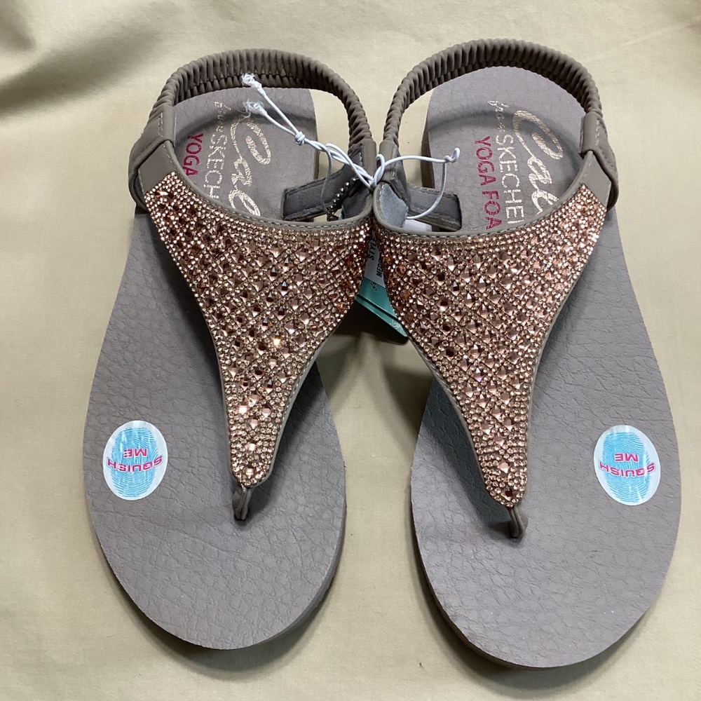 NWT Skechers Cali Meditation Rockstar flip flops - Picture 13 of 14
